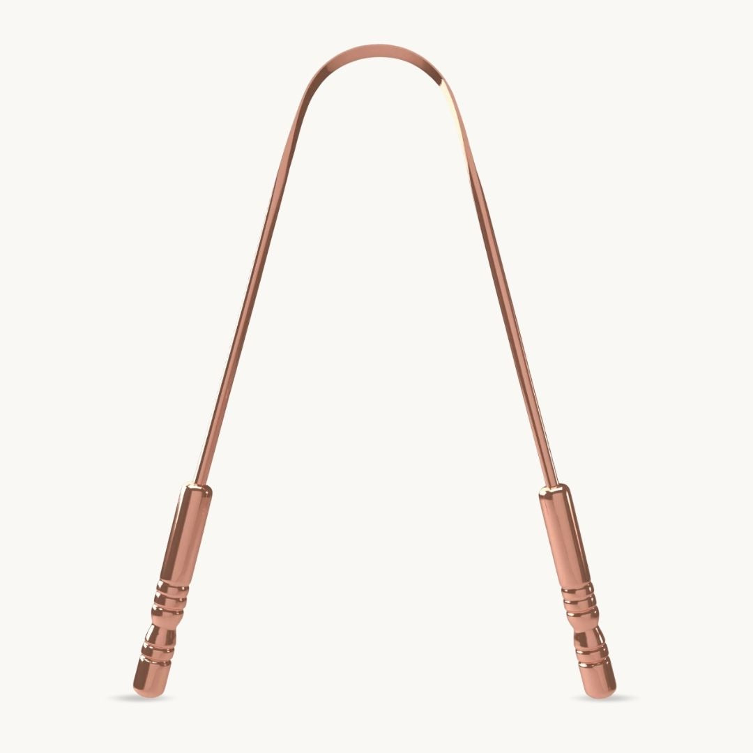 Copper Tongue Cleaner - Double Handle