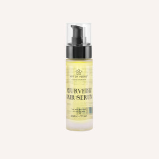 Unleash the power of Ayurveda to transform your hair with Art of Vedas Ayurvedic Hair Serum, a potent blend of nut oils and Ayurvedic herbs that deeply nourishes, revitalizes, and protects your hair for a healthy, radiant glow.