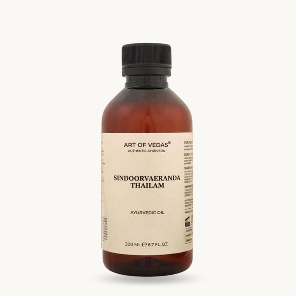 Art of Vedas, Sinduvarairanda Thailam, 200ML, classical Ayurvedic Thailam