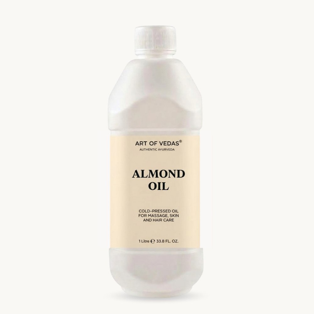 Art of Vedas, Almond Oil, 1 Liter, classical Ayurvedic preparation